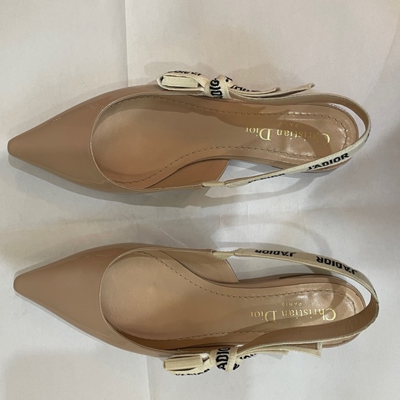 DIOR J'ADIOR SLINGBACK FLAT NUDE - Picture 3 of 7